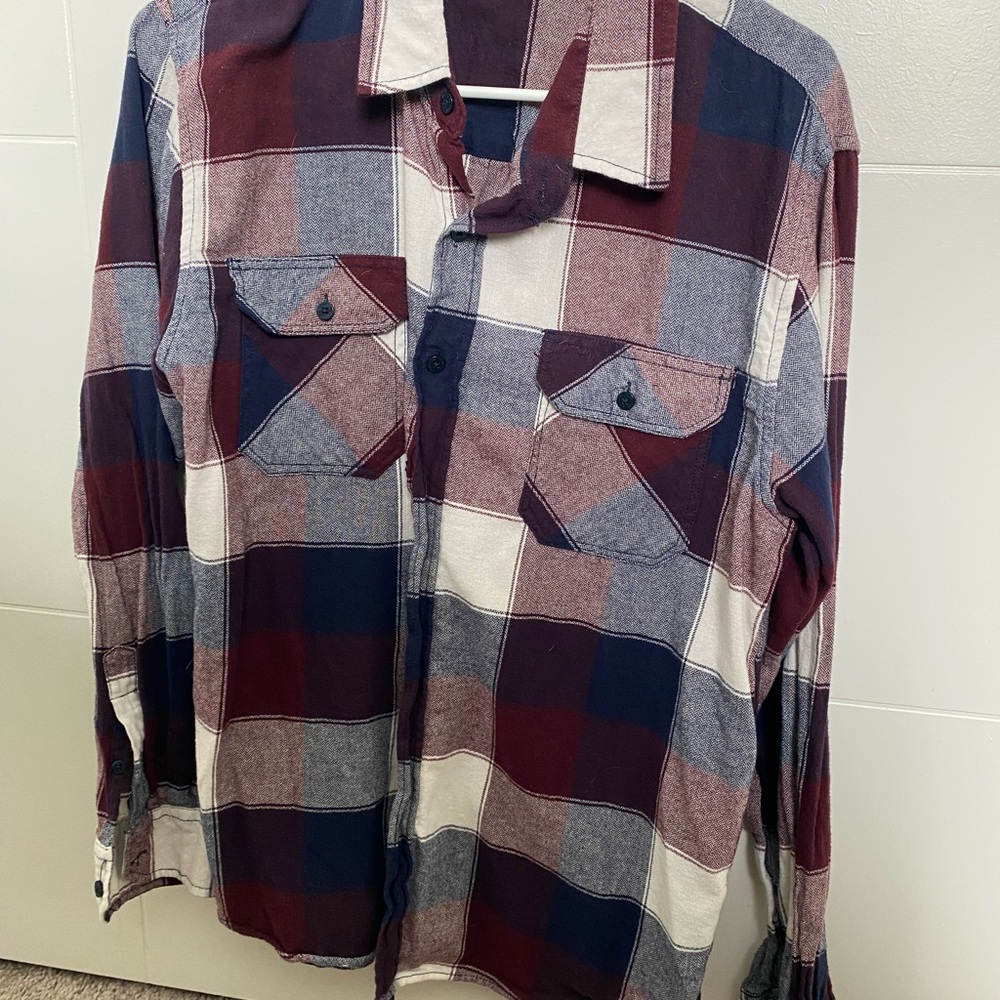Coastal Plaid Shirt with Pockets